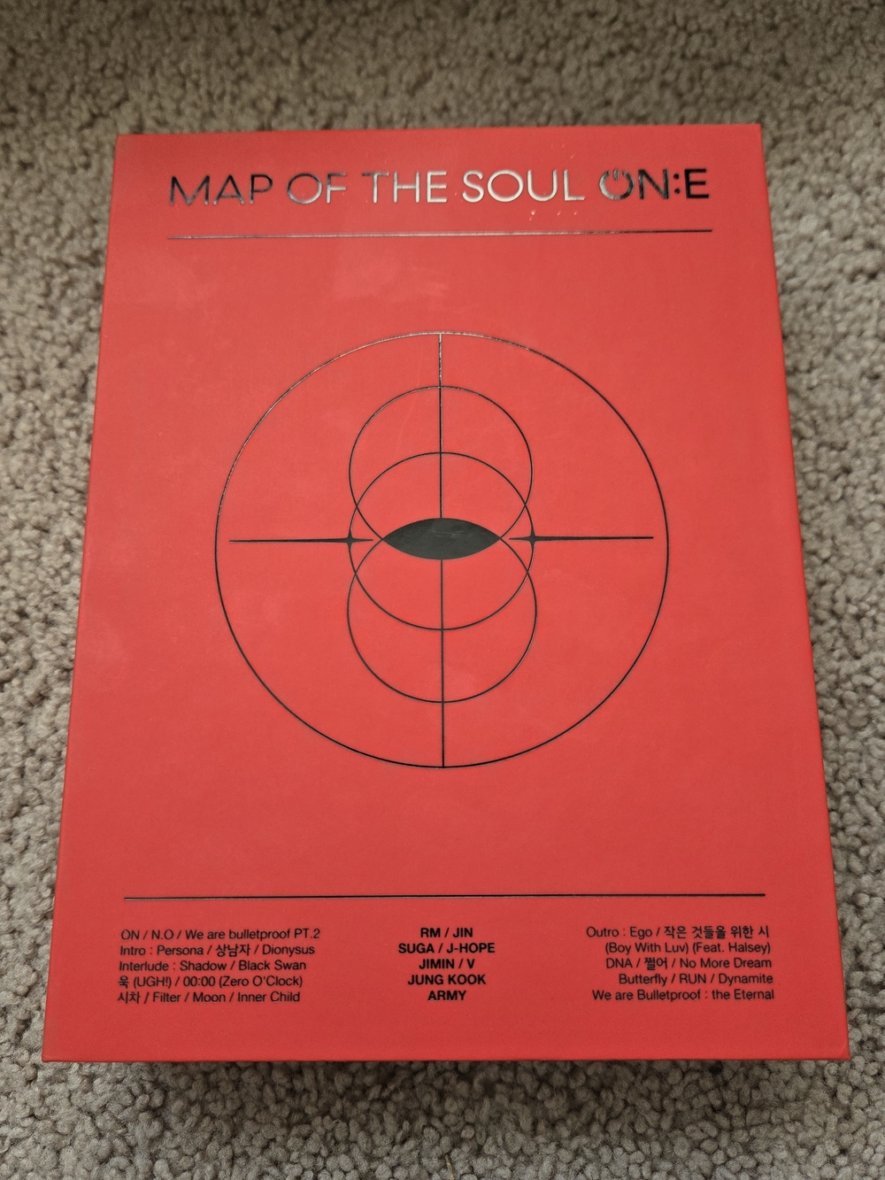 BTS Map of the Soul ONE Album - Red Special Edition